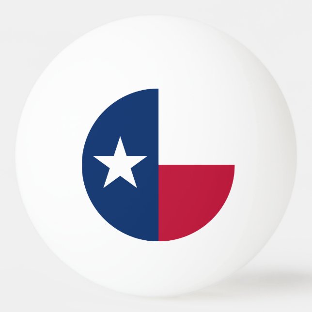 Bolinha De Ping Pong Texas Flag: Longhorns, O Estado das Estrelas do Te (Frente)