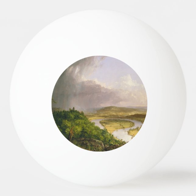 Bolinha De Ping Pong Thomas Cole O Oxbow Rio Connecticut (Frente)