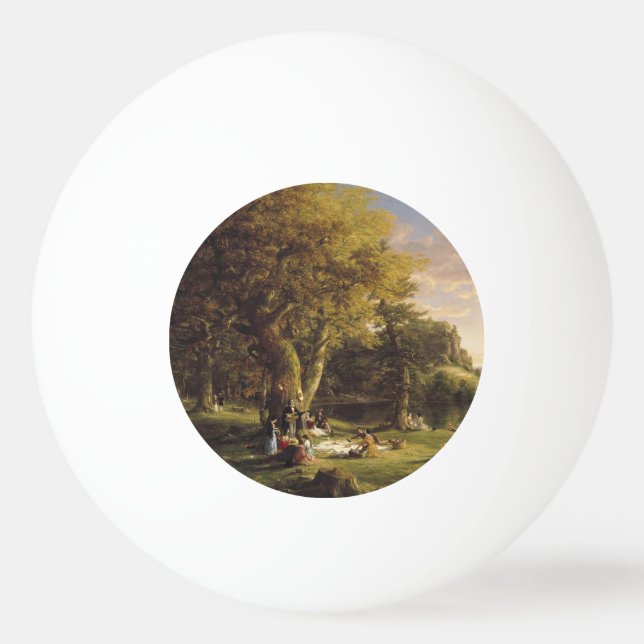 Bolinha De Ping Pong Thomas Cole O Pic-Nic (Frente)