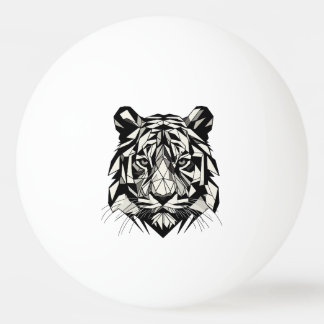 Bolinha De Ping Pong Tigre mirando