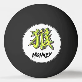 Bolinha De Ping Pong Tinta Legal de tatuagem do macaco-zodíaco chinês o