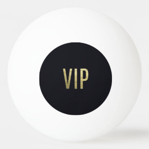 Bolinha De Ping Pong Tipografia ostentoso da folha "VIP" da folha