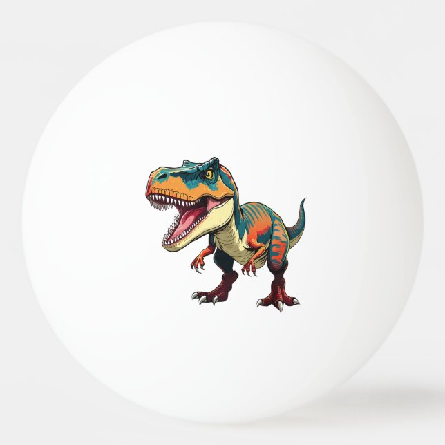 Bolinha De Ping Pong Tiranossauro Rex (Frente)