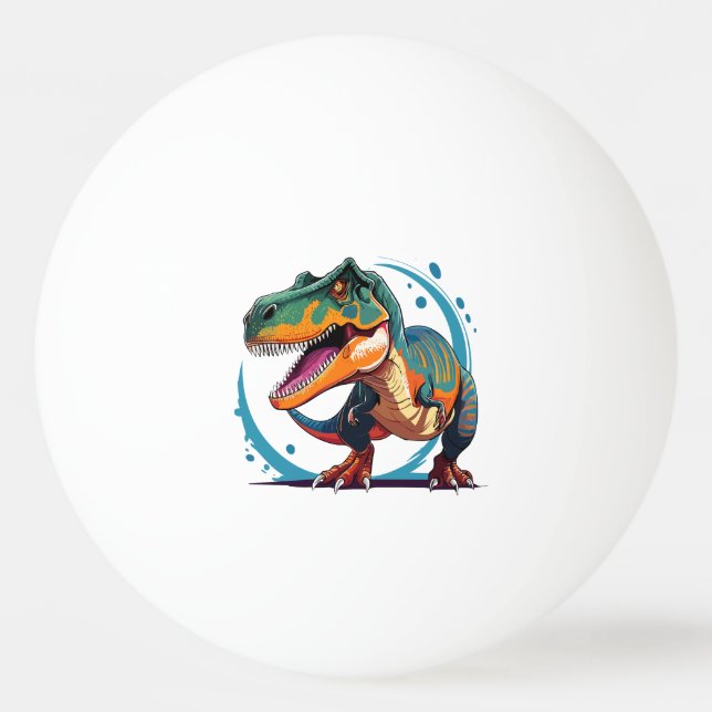 Bolinha De Ping Pong Tiranossauro Rex (Frente)