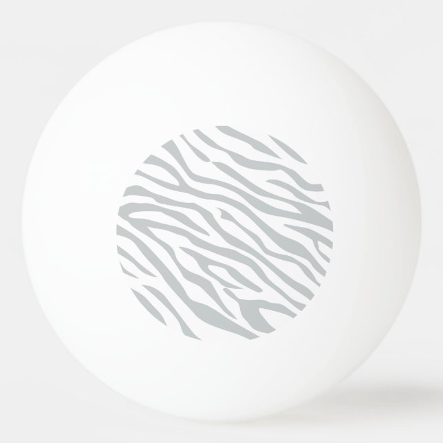 Bolinha De Ping Pong Tiras de Zebra Mágica Clique para Personalizar a c (Frente)