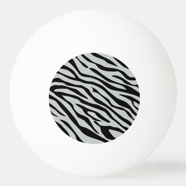 Bolinha De Ping Pong Tiras de Zebra Mágica Clique para Personalizar a c (Frente)