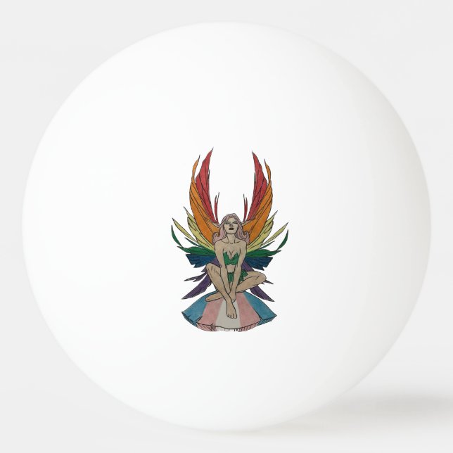 Bolinha De Ping Pong Transgender Faerie (Frente)