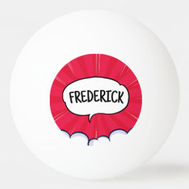 Bolinha De Ping Pong Trendência personalizada de nomes personalizada en