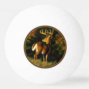 Bolinha De Ping Pong Troféu Whitetail Deer Buck Hunting