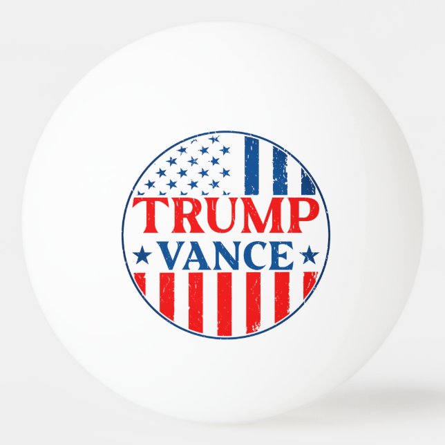 Bolinha De Ping Pong Trump Vance (Frente)