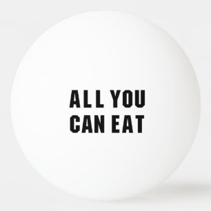 BOLINHA DE PING PONG TUDO QUE VOCÊ PODE COMER