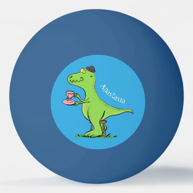 Bolinha De Ping Pong Um desenho animado e engraçado (Frente)