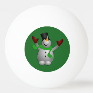 Bolinha De Ping Pong Um Feliz Neve