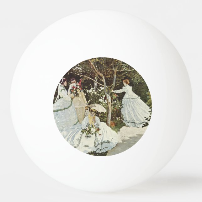 Bolinha De Ping Pong Um moinho de vento em Zaandam Claude Monet Pickleb (Frente)