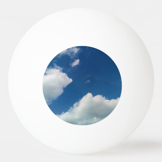Bolinha De Ping Pong Uma suavidade nas nuvens (Frente)