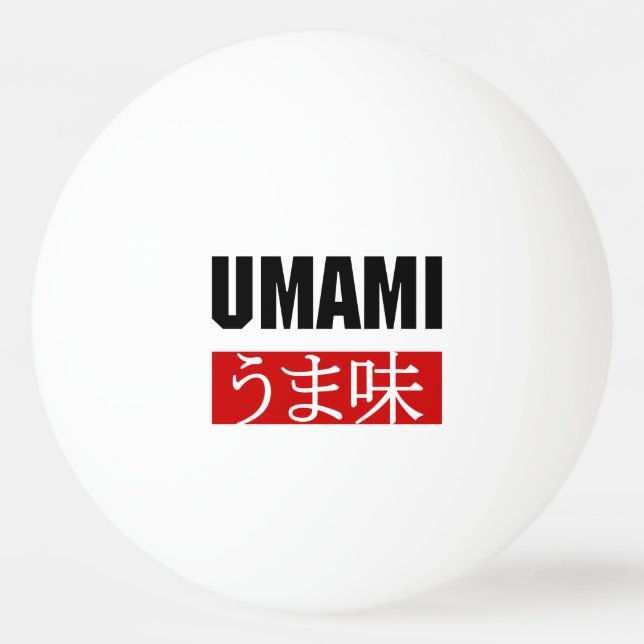 BOLINHA DE PING PONG UMAMI う ま 味 (Frente)