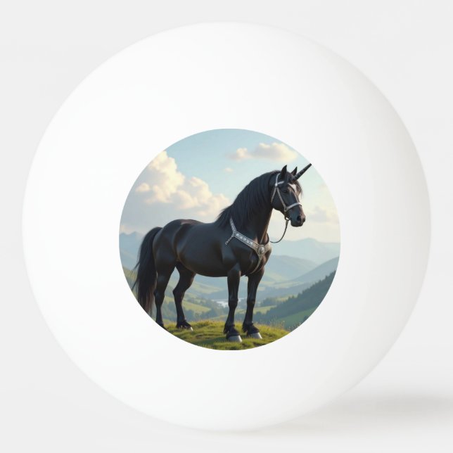 Bolinha De Ping Pong Unicórnio (Frente)