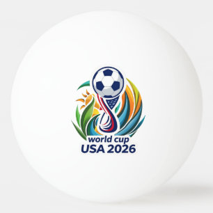 Bolinha De Ping Pong Unidos pelo Jogo: Design de Celebração de Futebol