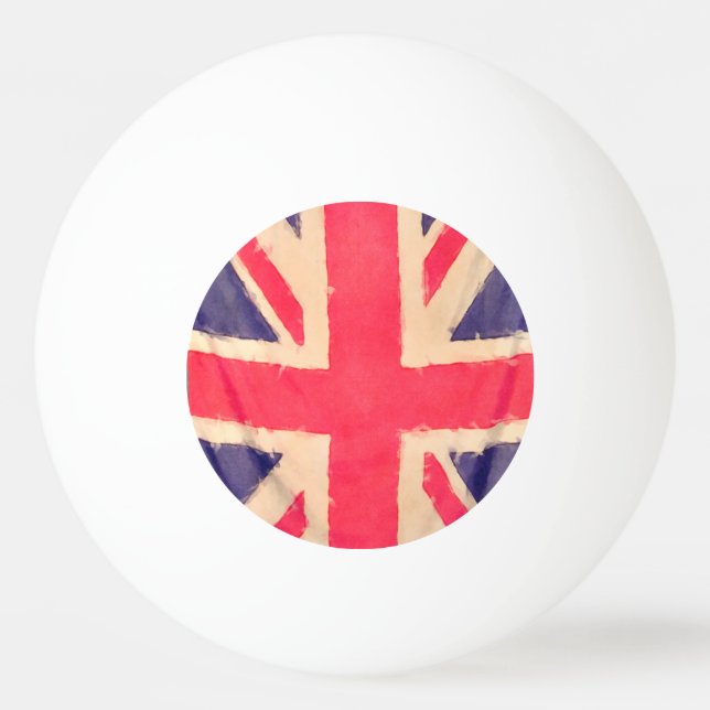 Bolinha De Ping Pong Union JACK FLAG grunge (Verso)