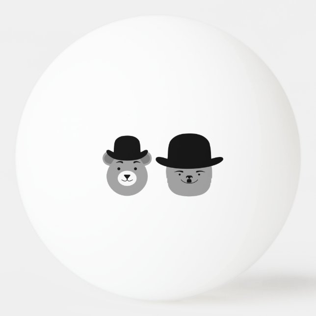Bolinha De Ping Pong Ursos do Deserto (Frente)