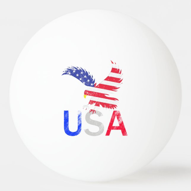 Bolinha De Ping Pong USA Eagle (Frente)