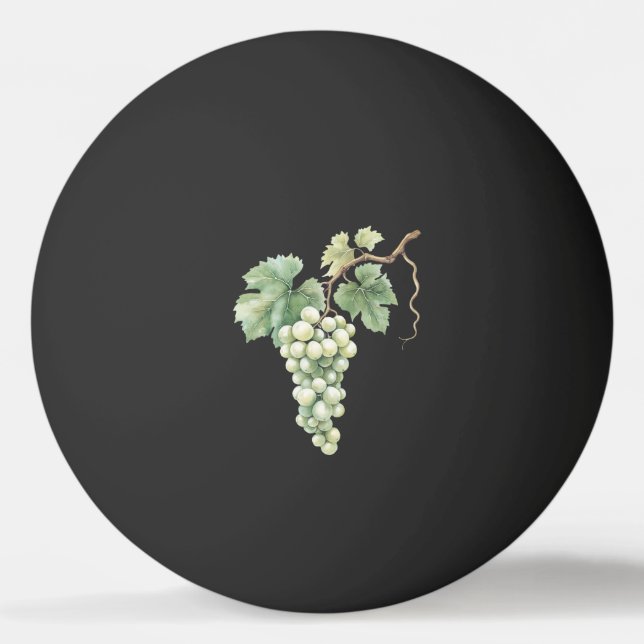 Bolinha De Ping Pong Uvas Verdes Laranjas Frutas  (Frente)