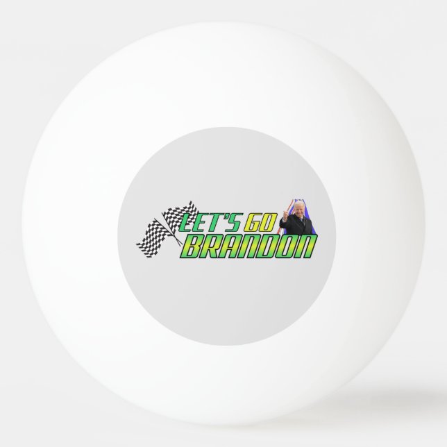 Bolinha De Ping Pong Vamos Go Brandon (Frente)