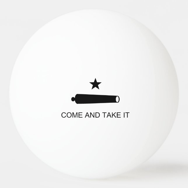 Bolinha De Ping Pong Venha & Leve! Bandeira de Batalha do Estado do Tex (Frente)