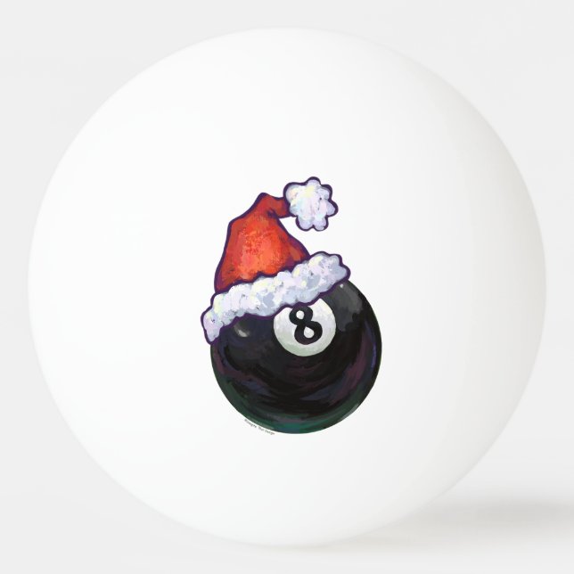 Bolinha De Ping Pong Verde de Natal 8 (Verso)