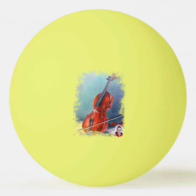 Bolinha De Ping Pong Violín/Violin (Frente)