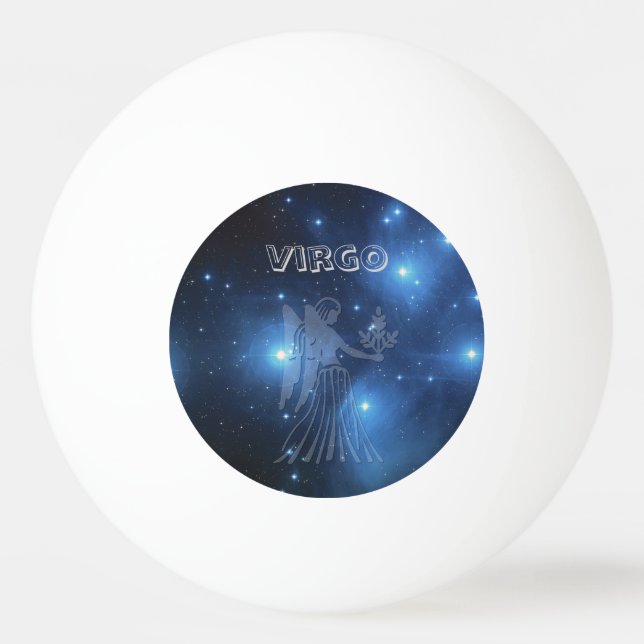 Bolinha De Ping Pong Virgo transparente (Frente)