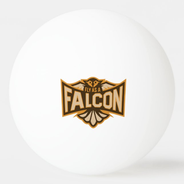 Bolinha De Ping Pong Voar Como Falcão Sepia (Frente)
