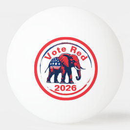Bolinha De Ping Pong Votação Vermelho 2026