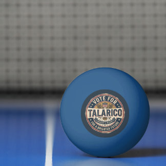Bolinha De Ping Pong Vote em Talarico | Eleição Democrata