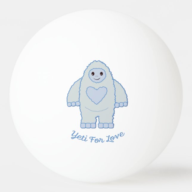 Bolinha De Ping Pong Yeti for Love (Frente)