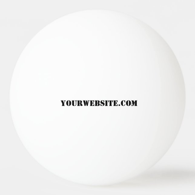Bolinha De Ping Pong YourWebSite.com (Frente)