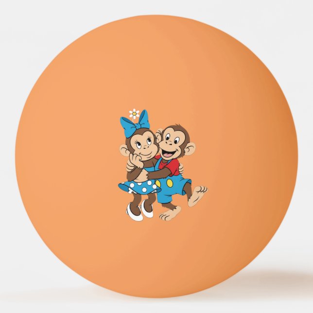 Bolinha De Ping Pong Zina and Mimo are flirting. (Frente)