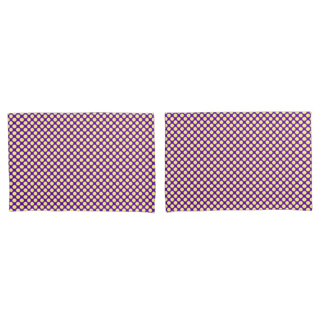 Bolinhas Amarelas com Estilhaço de Fundo Roxo (Frente - conjunto)