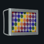 Bolinhas arco-íris em Cinzas<br><div class="desc">Este item personalizado apresenta linhas de bolinhas coloridas arco-íris em um fundo de cinza. A cinza tem um sentimento quase metálico. As linhas offset formam diagonais de cada cor: violeta, índigo, azul, verde, amarelo, laranja e vermelho. Imagem criada digitalmente. Copyright © 2011 Claire E. Skinner. Todos os direitos reservados.</div>