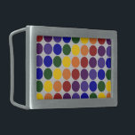 Bolinhas arco-íris em Cinzas<br><div class="desc">Este item personalizado apresenta linhas de bolinhas coloridas arco-íris em um fundo de cinza. A cinza tem um sentimento quase metálico. As linhas offset formam diagonais de cada cor: violeta,  índigo,  azul,  verde,  amarelo,  laranja e vermelho. Imagem criada digitalmente. Copyright © 2011 Claire E. Skinner. Todos os direitos reservados.</div>