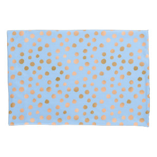 Bolinhas Bonito, azuis e Rosa Douradas