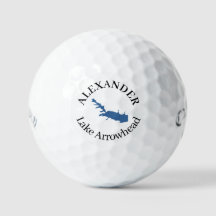 Bolinhas de golfe personalizadas do lago de arrowh