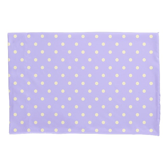 Bolinhas e pontos lavanda e amarelo  (Frente)