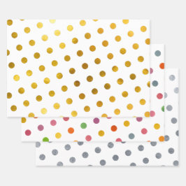 Bolinhas Múltiplas, Brancas, Brancas, Simples E Bo