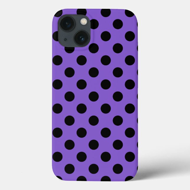 Bolinhas pretas na capas de iphone do gabinete da  (Verso)