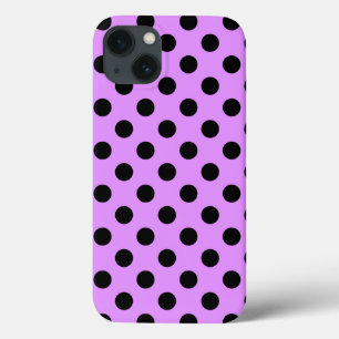 Bolinhas pretas na capas de iphone do gabinete lil