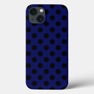 Bolinhas pretas no marinho azul Case-Mate iPhone c