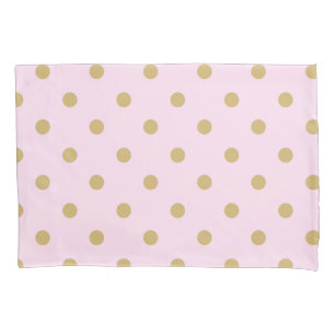 Bolinhas rosa e Dourada personalizada personalizad