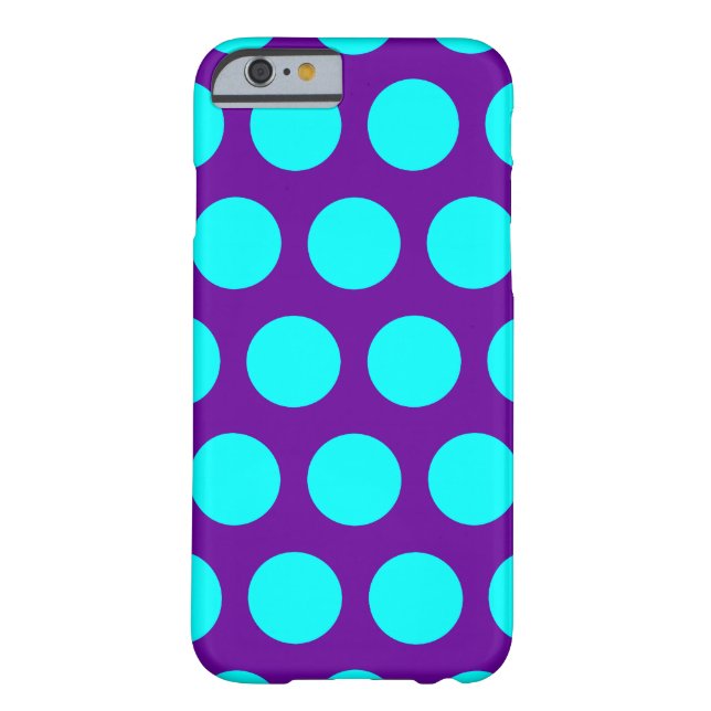 Bolinhas roxas e aqua (Verso)