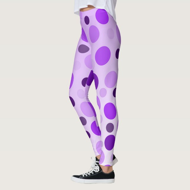 Bolinhas Roxas, Leggings Damas (Esquerda)